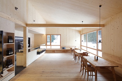 Radenthein (K);
KASLAB'N Nockberge - Schaukäserei;
Bauherr_in: Kaslab´n Nockberge;
Architektur: Hohengasser Wirnsberger, Spittal/Drau