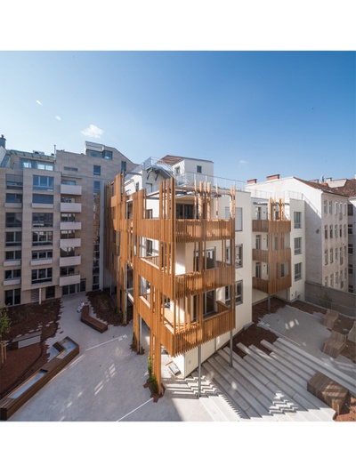 Wien:
Wolfshof
Bauherr_in: Wolfshof Immobilien Gmbh
Architektur: GERNER GERNER PLUS
Freiraumplanung: korbwurf landschaftsarchitektur