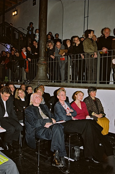 Die Festgäste beim Vortrag von Jean Nouvel