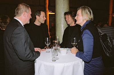 Bauherrenpreisträger im Gespräch – Wolfgang Krejs und Architekt Dietmar Feichtinger (Bauherrenpreis 2007), Architekt Klaus Kada (Bauherrenpreise 1981, 1987, 2003) und Frau