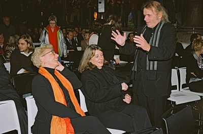 Beim Empfang